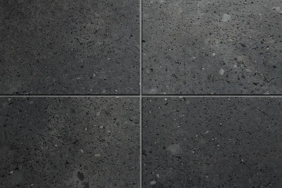 Anthracite charcoal matte porcelain floor tile for modern interiors in Pakistan
